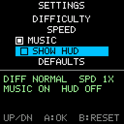 Menu Navigation